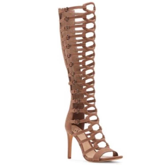 vince camuto gladiator boots